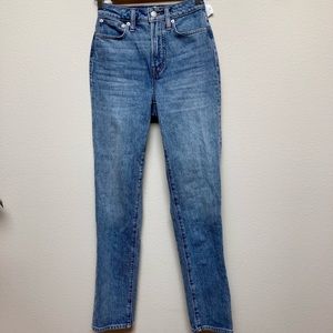 Madewell High Waisted Slim Fit Jeans